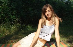 18 year old beauty uncovers her big tits before losing her virginity